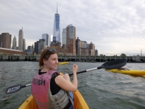 New York, kayak sur l'Hudson river