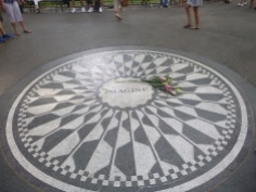 New York, Strawberry fields, memorial for John Lennon