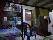 Guatape, our luxuous dorm, Colombia