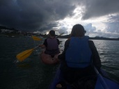 Guatape, kayaking around, Colombia