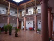 Ibarra, patio in an old house