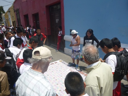 Trujillo, games in the street, Peru