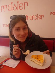 Sucre, Bolivia, French pastry and happy Ula