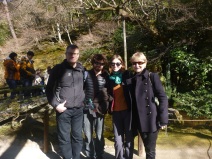 Kyoto, visiting japanese garden with Ula's parents, Japan