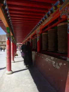 Mani wall close to Yushu, Qinghai, China