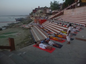 yoga, Varanasi, India