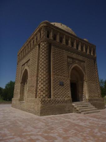 Old mausoleum, 9th c AD, Bukhara, Uzbekistan